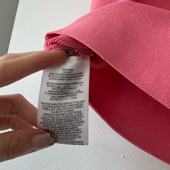 Hot Pink BCBGMaxAzria tank - Picture 3 of 7